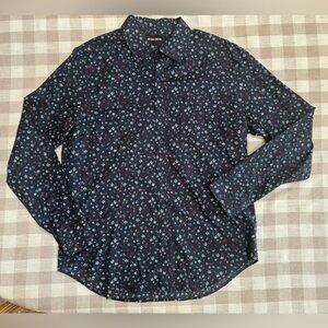 Bonobos Navy Floral Button Down Shirt
